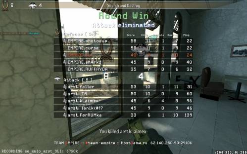 EMPIRE vs arst